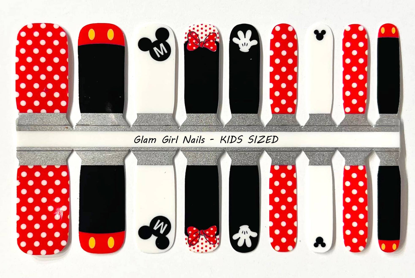 Mickey Mouse Clubhouse KIDS SIZED Nail Wraps