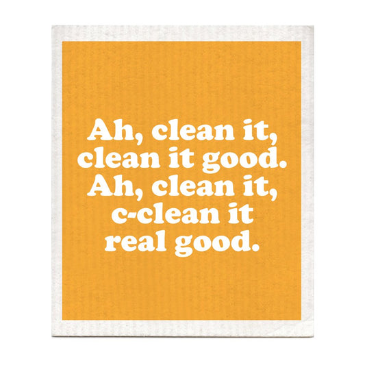 "Clean it Real Good" Swedish Dishcloth