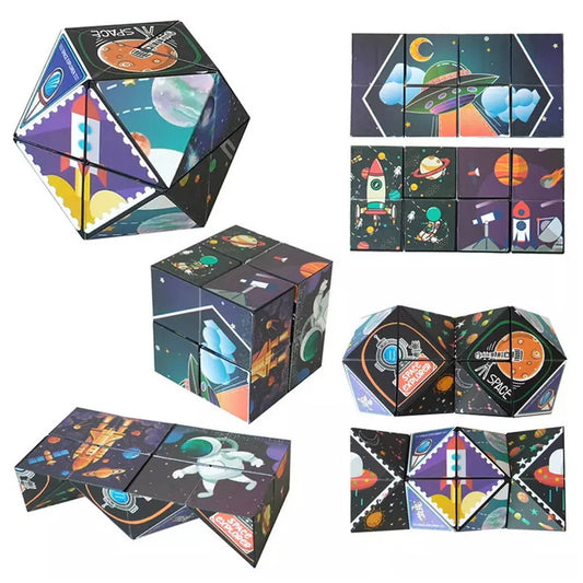 Fidget Space Cubes Toy Galaxy Space