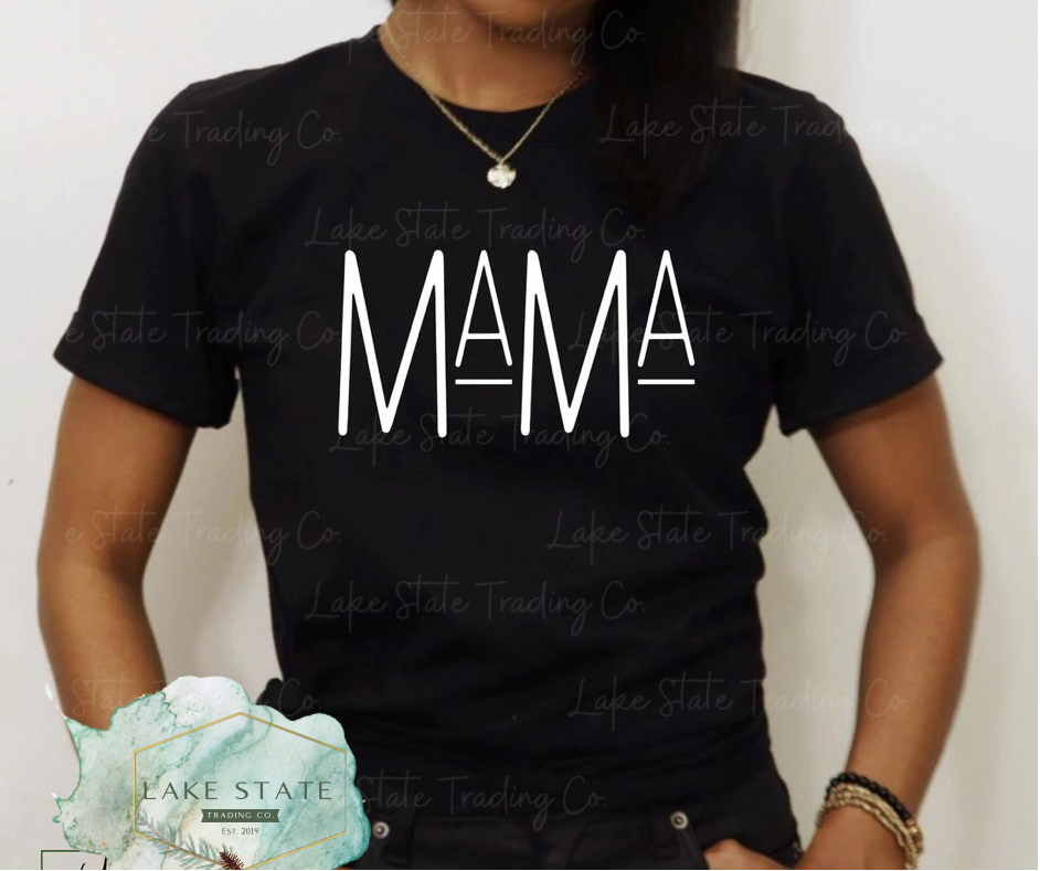 Mama (logo size) Black ink